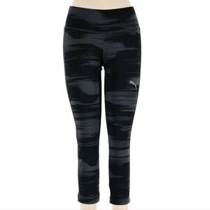 Puma Black and Gray Camouflage Leggings